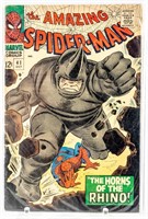 Comic The Amazing Spider-Man W/ Rhino Nice!