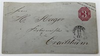 Very Old Envelope From Crailsheim, Wurttemberg,