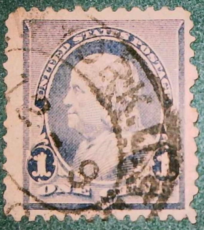 USA # 219 1890 Franklin