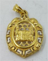 21k Gold Pendant