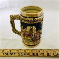 Vintage Quebec Canada Pottery Stein (5 1/2" Tall)