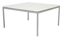 Florence Knoll Style Chrome Coffee Table