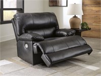 Ashley Mountainous Leather Power Recliner