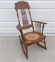 Oak Wood Rocking Chair