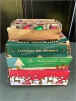 4 Boxes of Vintage Christmas Ornaments