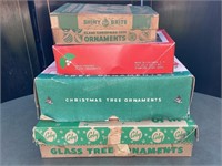 4 Boxes of Vintage Ornaments