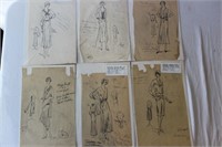 Original Fashion Drafts by Gertrude Titus 2