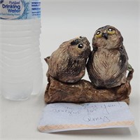 Lacombe WhimsiClay Owls Sculpture "JAGGER/ GINGER"