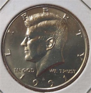 uncirculated 1991 d Kennedy half dollar