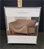 NEW THRESHOLD LOVESEAT COVER OUTDOOR