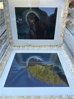 2 Framed Religious Prints