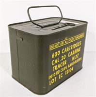 600 Rounds Spam Can .30 M1 Carbine Tracer Ammo