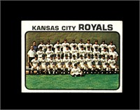 1973 Topps #347 Kansas City Royals TC EX to EX-MT+