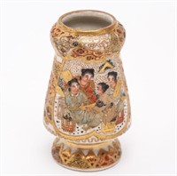 Japanese Satsuma Earthenware Vase, Miniature