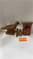 Wood Carved Duck Lot