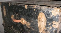 BIN- Vintage Black Metal Chest