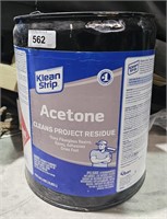 5 Gallon Klean Strip Acetone   No Shipping   Local