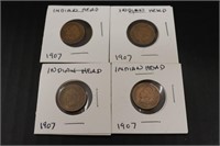 1907 Indian Head Pennies