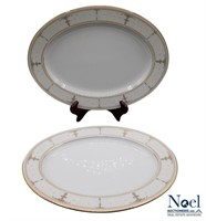 2 Noritake Aurelia Platters Pattern 3394