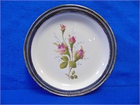 Rosenthal Plate With Sterling Silver Rim,
