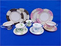 Tea Cups, Saucers & Lunch Plates