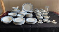 80 pcs Wedgwood and Barlston Queensware Embossed