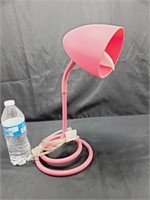 Pink Desk Lamp Works