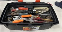 Black and Decker Tool Box with Assorted Loose Tool