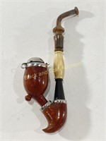 Antique Hand Carved Bohemian Pipe