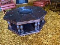 Awesome hand made Mexico table dark Rustic style