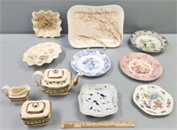 Staffordshire Transferware & Lot as is lot