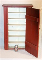 Vintage Wood Shelf w Door - Utility Room, Bathroom