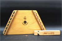 Russian Nepenenoyka Wood Lap Harp & Train Whistle