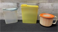 3 Vintage Tupperware Containers