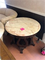 Marble top table #246