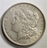1878 7TF REV 79 MORGAN DOLLAR, AU