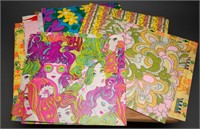 Funky & Cute Vintage Wrapping Paper Sheets (14)