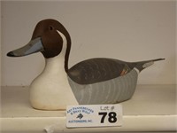 Signed Gable 1985 Wooden Duck