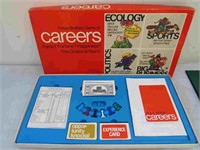1971 Careers Parkers Brothers Board Game Vintage