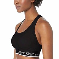 Calvin Klein Sports Bra, Black, Medium