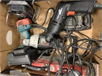 Assorted Black & Decker power tools