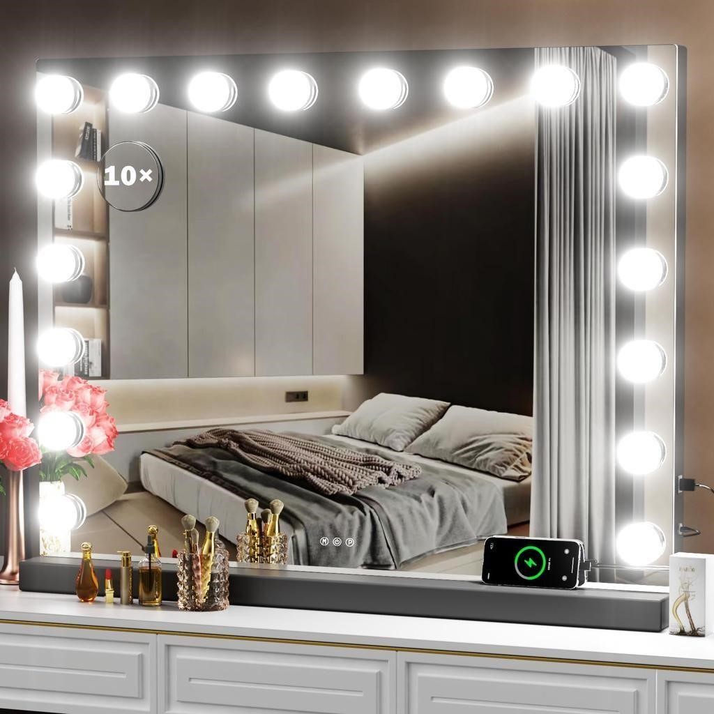 Vanity Mirror with Lights USB Type C Charging