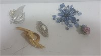 Vintage Brooches- Corocraft,michelle Lyn