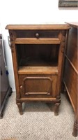 Antique marble top nightstand