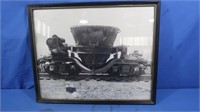 Framed Photo of Slag Car