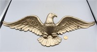 Large Gold Spread Eagle House Plaque