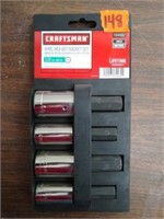 Craftsman 4-pc 1/2" Drive HEX Bit Socket Set