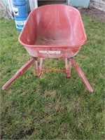 Red True Temper Wheel Barrel 6 cubic feet.