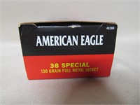 50 Rounds American Eagle 38 Spl.