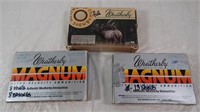 Lot of 340 Weatherby Magnum Ammo & Empties